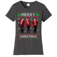 Funny Trump Dance Merry Christmas Ugly Xmas Sweater Pajamas Women's T-Shirt