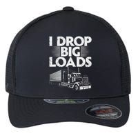 Funny Trucker Design For   Semi Truck Driver Lover Flexfit Unipanel Trucker Cap