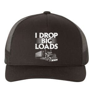 Funny Trucker Design For   Semi Truck Driver Lover Yupoong Adult 5-Panel Trucker Hat