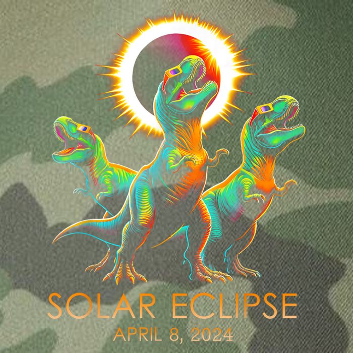 Funny Trex Dinosaur Watching Total Solar Eclipse Apr 8 2024 Legacy Tie Dye Trucker Hat