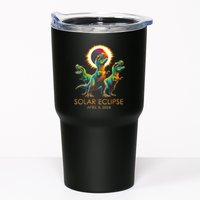 Funny Trex Dinosaur Watching Total Solar Eclipse Apr 8 2024 Tumbler