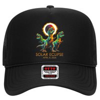 Funny Trex Dinosaur Watching Total Solar Eclipse Apr 8 2024 Trucker Hat