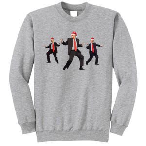 Funny Trump Dance Santa Claus Christmas Xmas Pajamas Holiday Tall Sweatshirt