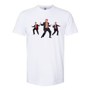 Funny Trump Dance Santa Claus Christmas Xmas Pajamas Holiday Softstyle CVC T-Shirt