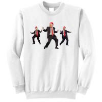 Funny Trump Dance Santa Claus Christmas Xmas Pajamas Holiday Sweatshirt