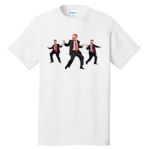 Funny Trump Dance Santa Claus Christmas Xmas Pajamas Holiday Tall T-Shirt