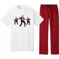 Funny Trump Dance Santa Claus Christmas Xmas Pajamas Holiday Pajama Set