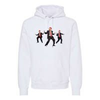 Funny Trump Dance Santa Claus Christmas Xmas Pajamas Holiday Premium Hoodie