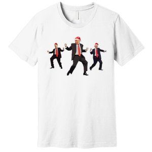 Funny Trump Dance Santa Claus Christmas Xmas Pajamas Holiday Premium T-Shirt