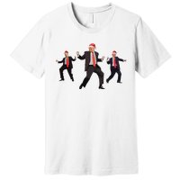 Funny Trump Dance Santa Claus Christmas Xmas Pajamas Holiday Premium T-Shirt