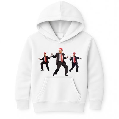 Funny Trump Dance Santa Claus Christmas Xmas Pajamas Holiday Kids Hoodie