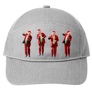 Funny Trump Dance Santa Hat Christmas Xmas Pajamas Holiday 7-Panel Snapback Hat