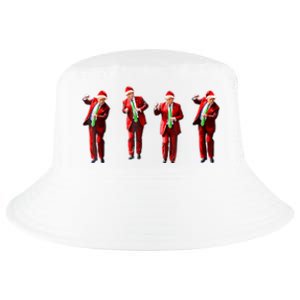 Funny Trump Dance Santa Hat Christmas Xmas Pajamas Holiday Cool Comfort Performance Bucket Hat