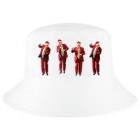 Funny Trump Dance Santa Hat Christmas Xmas Pajamas Holiday Cool Comfort Performance Bucket Hat