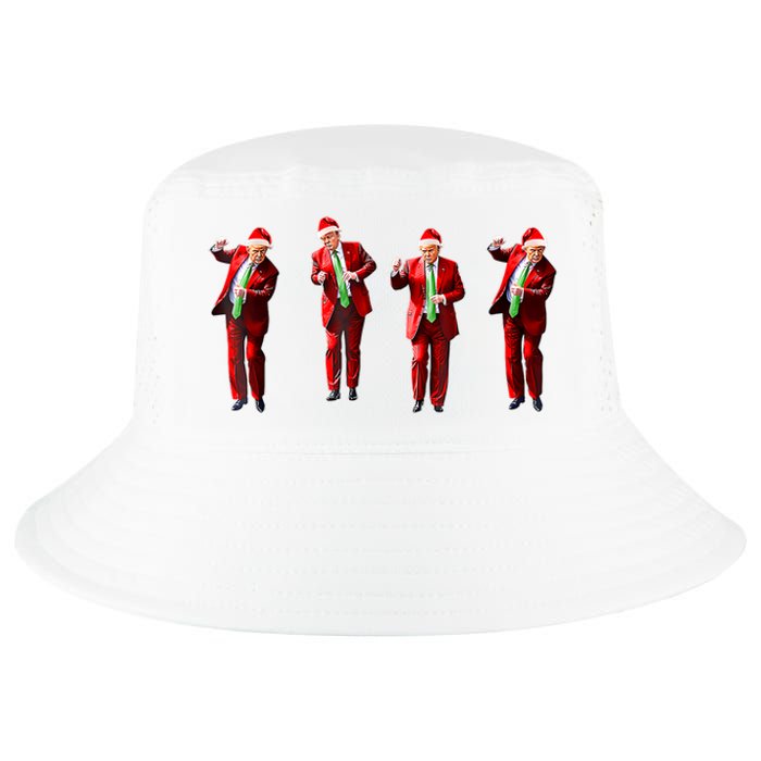 Funny Trump Dance Santa Hat Christmas Xmas Pajamas Holiday Cool Comfort Performance Bucket Hat