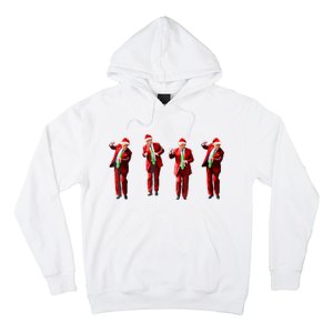 Funny Trump Dance Santa Hat Christmas Xmas Pajamas Holiday Hoodie