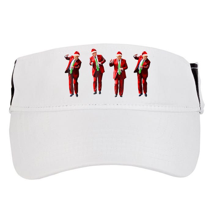 Funny Trump Dance Santa Hat Christmas Xmas Pajamas Holiday Adult Drive Performance Visor