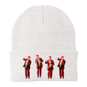 Funny Trump Dance Santa Hat Christmas Xmas Pajamas Holiday Knit Cap Winter Beanie