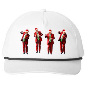 Funny Trump Dance Santa Hat Christmas Xmas Pajamas Holiday Snapback Five-Panel Rope Hat