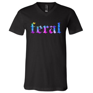 Feral Tie Dye V-Neck T-Shirt