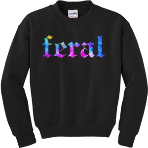 Feral Tie Dye Kids Sweatshirt