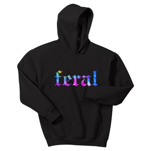 Feral Tie Dye Kids Hoodie