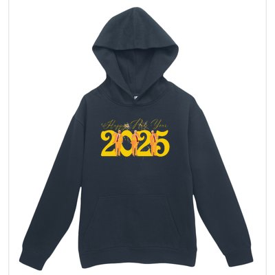 Funny Trump Dance Happy New Year 2025 Fireworks Urban Pullover Hoodie