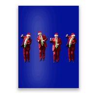 Funny Trump Dance Santa Claus Christmas Xmas Pajamas Holiday Meaningful Gift Poster