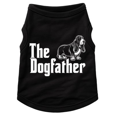 Funny The Dogfather Bassett Hound Lover Doggie Tank