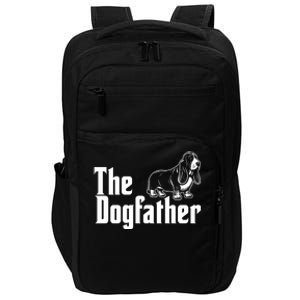 Funny The Dogfather Bassett Hound Lover Impact Tech Backpack