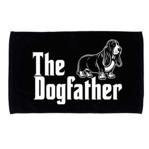 Funny The Dogfather Bassett Hound Lover Microfiber Hand Towel