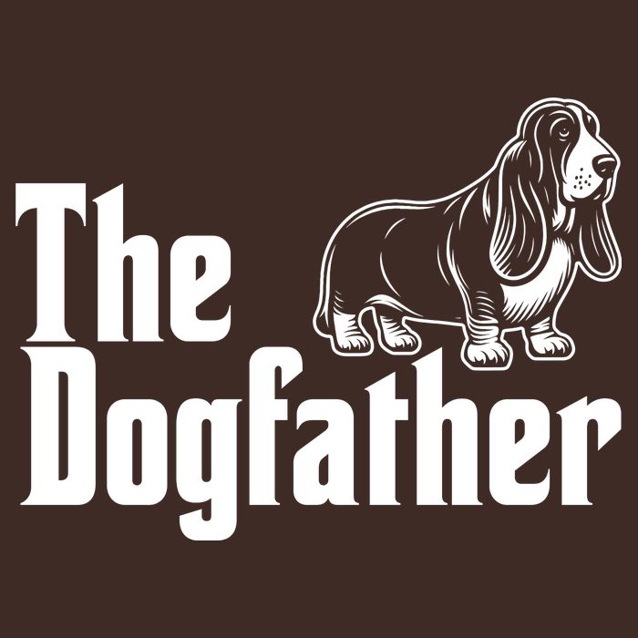 Funny The Dogfather Bassett Hound Lover Cooling Performance Crew T-Shirt