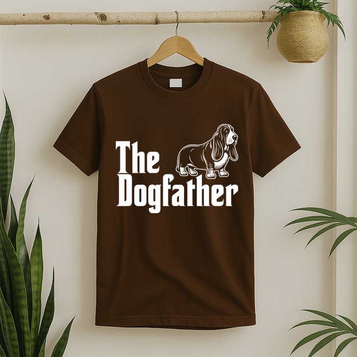 Funny The Dogfather Bassett Hound Lover T-Shirt
