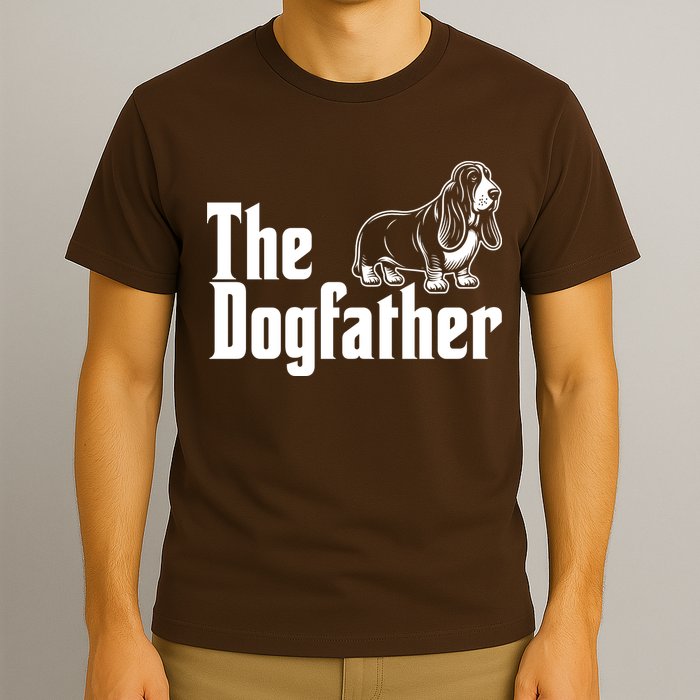 Funny The Dogfather Bassett Hound Lover T-Shirt