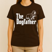 Funny The Dogfather Bassett Hound Lover T-Shirt