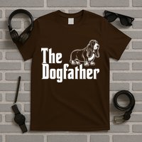 Funny The Dogfather Bassett Hound Lover T-Shirt