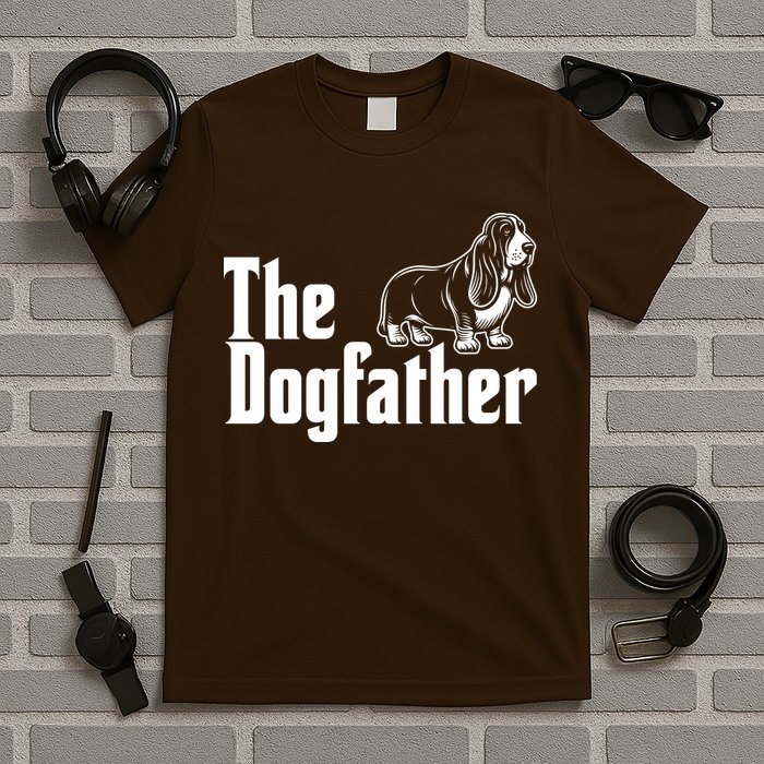 Funny The Dogfather Bassett Hound Lover T-Shirt