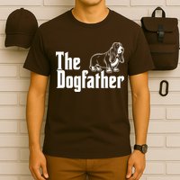 Funny The Dogfather Bassett Hound Lover T-Shirt