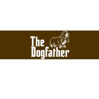 Funny The Dogfather Bassett Hound Lover Bumper Sticker