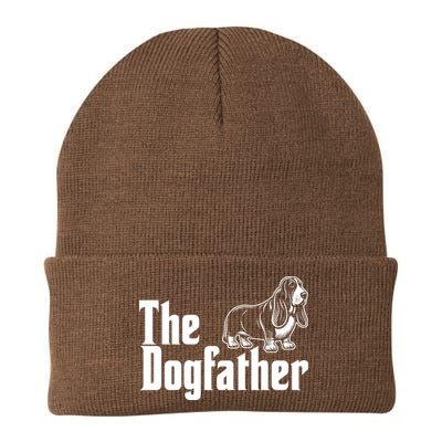 Funny The Dogfather Bassett Hound Lover Beanie