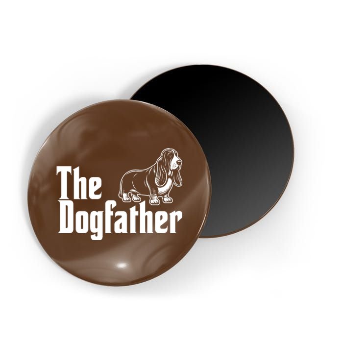 Funny The Dogfather Bassett Hound Lover Magnet