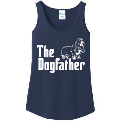 Funny The Dogfather Bassett Hound Lover Ladies Essential Tank