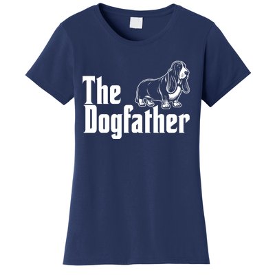 Funny The Dogfather Bassett Hound Lover Women's T-Shirt