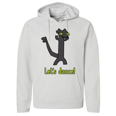 Funny Toothless Dance Meme LetS Dance Performance Fleece Hoodie