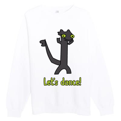 Funny Toothless Dance Meme LetS Dance Premium Crewneck Sweatshirt