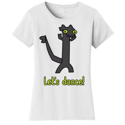 Funny Toothless Dance Meme LetS Dance Women's T-Shirt