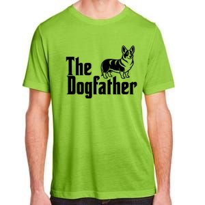 Funny The Dogfather Corgi Lover Adult ChromaSoft Performance T-Shirt