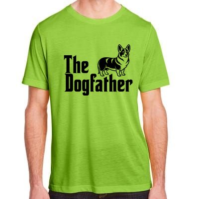 Funny The Dogfather Corgi Lover Adult ChromaSoft Performance T-Shirt