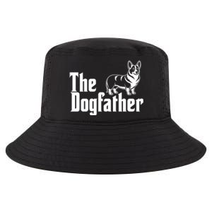 Funny The Dogfather Corgi Lover Cool Comfort Performance Bucket Hat