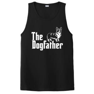 Funny The Dogfather Corgi Lover PosiCharge Competitor Tank